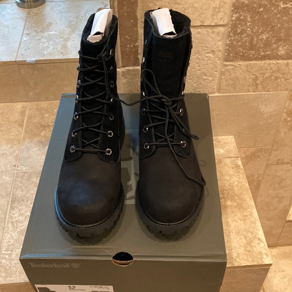 Timberland Authentic Teddy Fleece Black 8.5